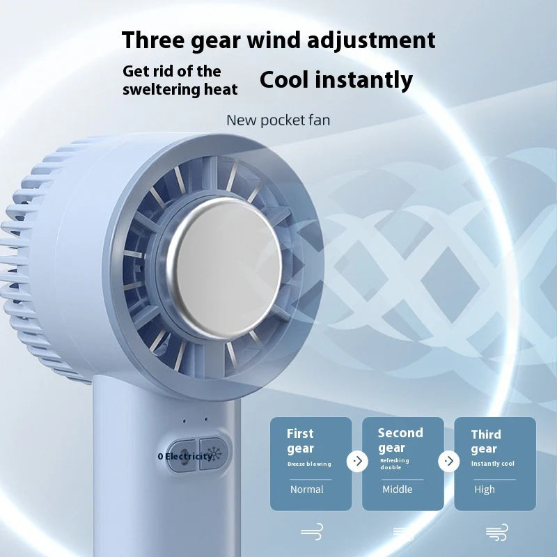 Turbo Jet Mini Portable Ice Cold Fan - High Speed Brushless Motor