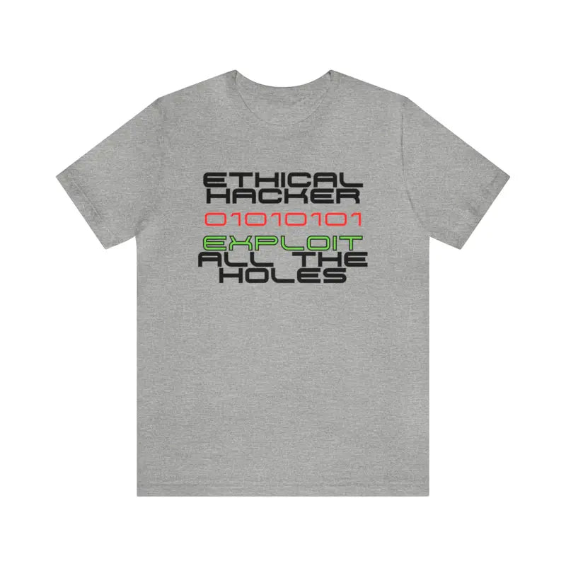 Ethical Hacker: Cyber Security Exploits Tee - Perfect Gift for Techies!