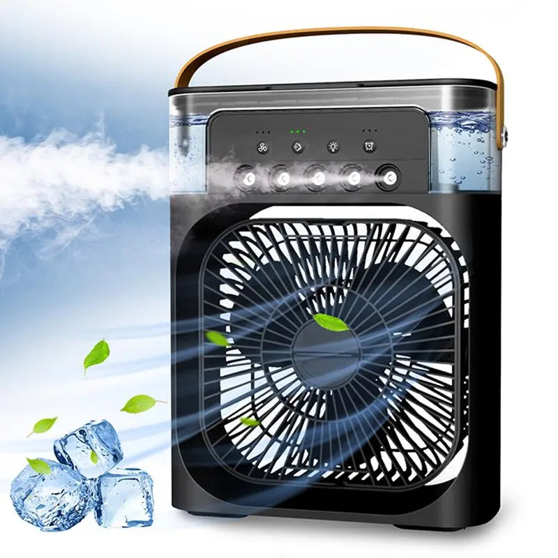 Portable 3-in-1 Mini Air Conditioner Fan with LED Light