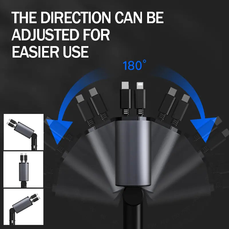 Ultimate Fast Car Charger for iPhone, iPad, Airpods, Samsung Galaxy, and Google Devices