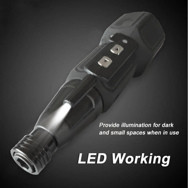 2-in-1 Rechargeable Screwdriver with LED Light - Perfect for DIY Projects!