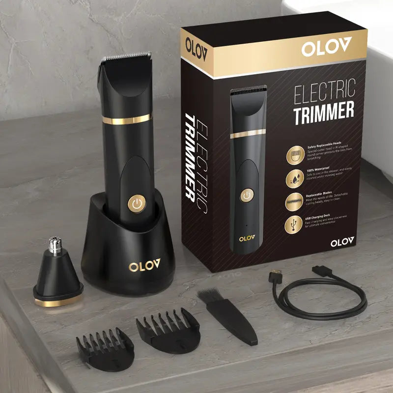 Electric Body Hair Trimmer - Ultimate Men's Grooming Tool