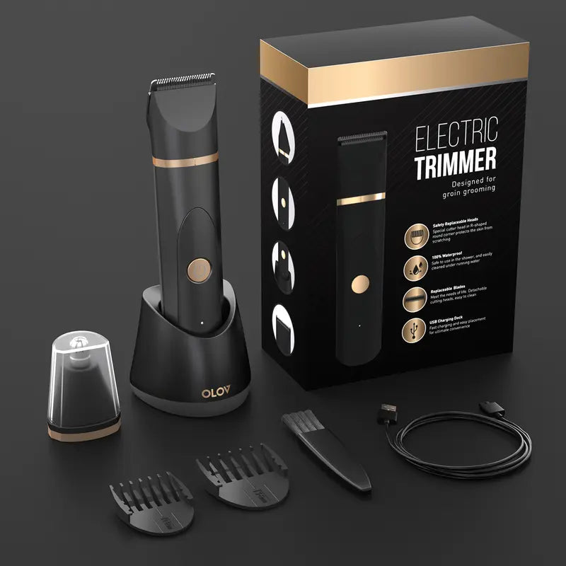 Electric Body Hair Trimmer - Ultimate Men's Grooming Tool