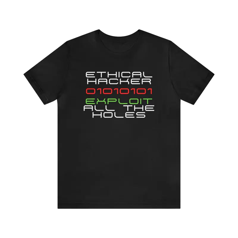 Ethical Hacker: Cyber Security Exploits Tee - Perfect Gift for Techies!