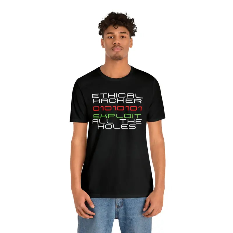 Ethical Hacker: Cyber Security Exploits Tee - Perfect Gift for Techies!