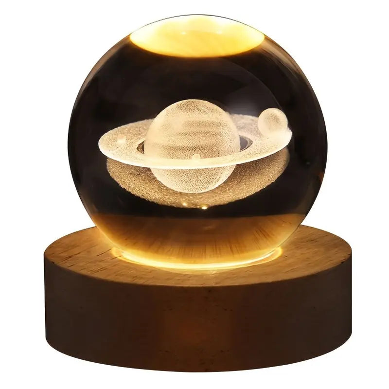 Crystal Goku Night Light - Stunning Desk Decoration and Birthday Gift