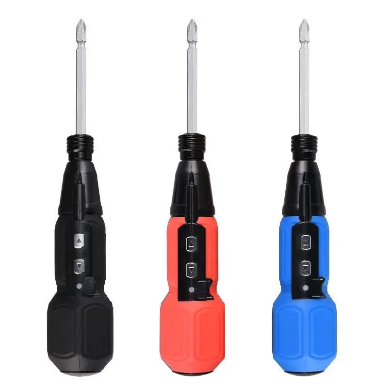 2-in-1 Rechargeable Screwdriver with LED Light - Perfect for DIY Projects!