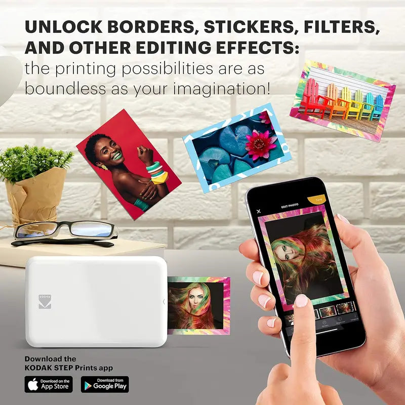 KODAK Step Wireless Mobile Photo Mini Color Printer