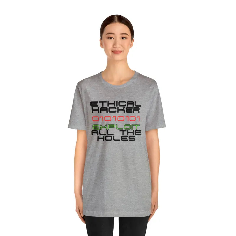 Ethical Hacker: Cyber Security Exploits Tee - Perfect Gift for Techies!