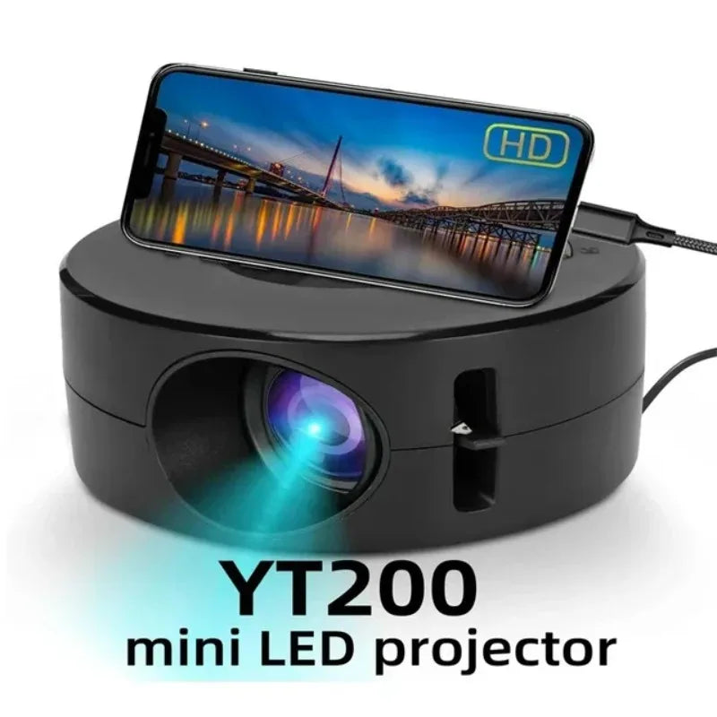 Smart Projector with Auto Focus: HD Android LED Projetor