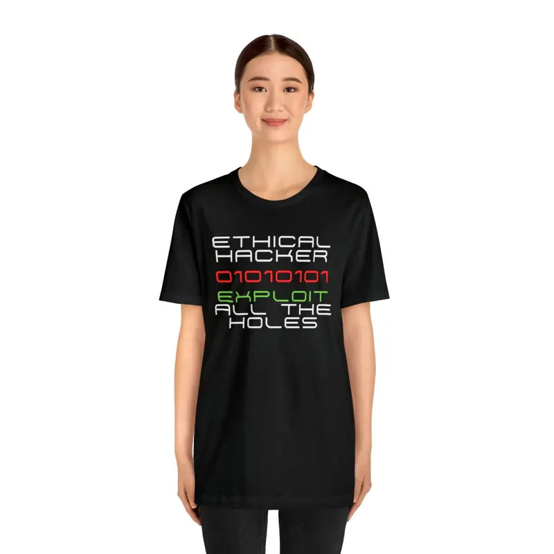 Ethical Hacker: Cyber Security Exploits Tee - Perfect Gift for Techies!