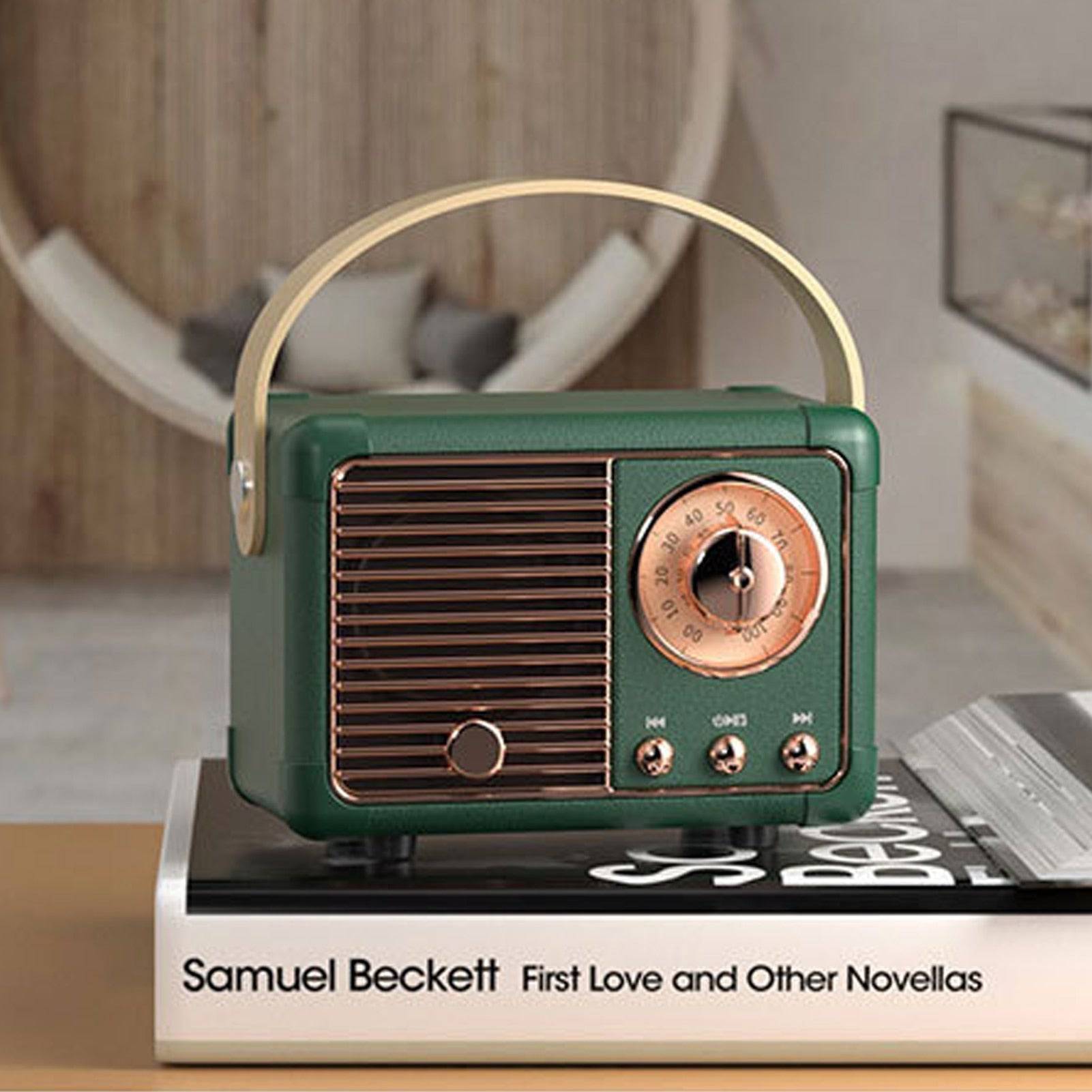 Bluetooth Compact Retro Speakers with Radio - SecNewStore