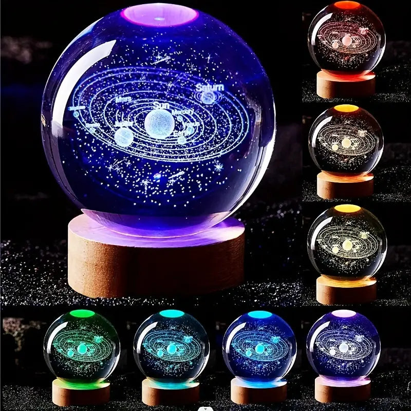 Crystal Goku Night Light - Stunning Desk Decoration and Birthday Gift