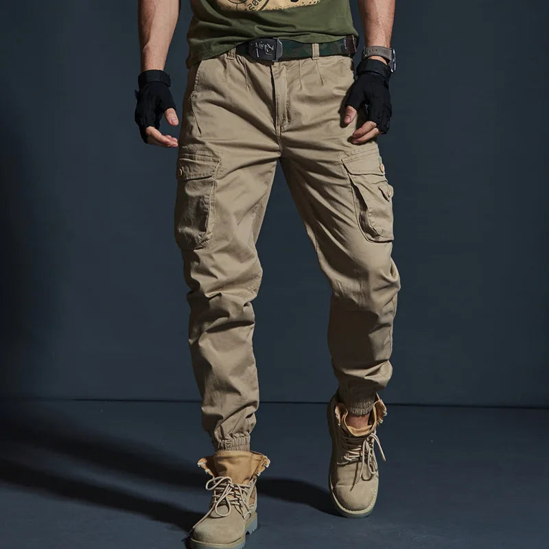 Men's High-Quality Tactical Camouflage Cargo Pants with Multi-Pockets