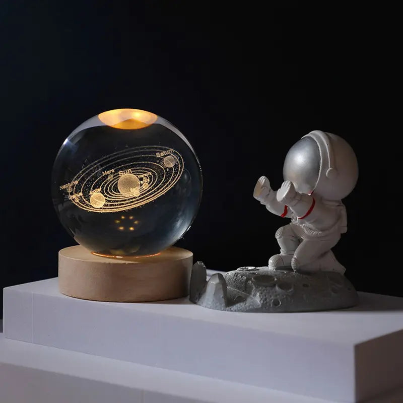 Crystal Goku Night Light - Stunning Desk Decoration and Birthday Gift