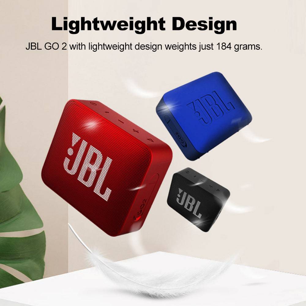 IPX7 Waterproof Wireless Portable JBL GO2 Bluetooth Speaker - SecNewStore