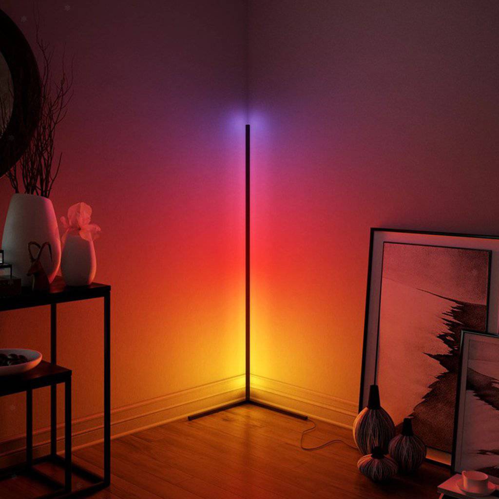 RGBCW Corner Floor Lamp - SecNewStore